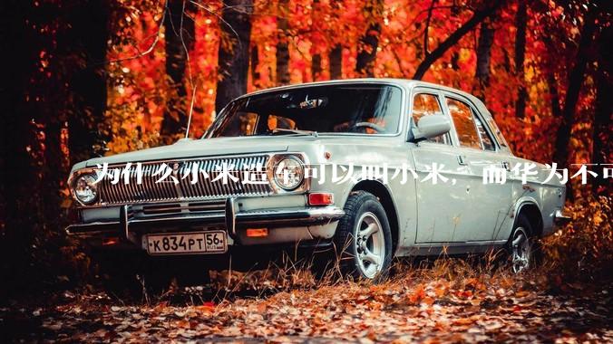 为什么小米造车可以叫小米，而华为不可以用华为品牌造车？