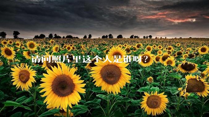 请问照片里这个人是谁呀？