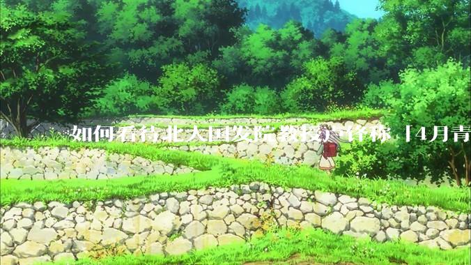 如何看待北大国发院教授卢锋称「4月青年失业率中国已远超美欧」？