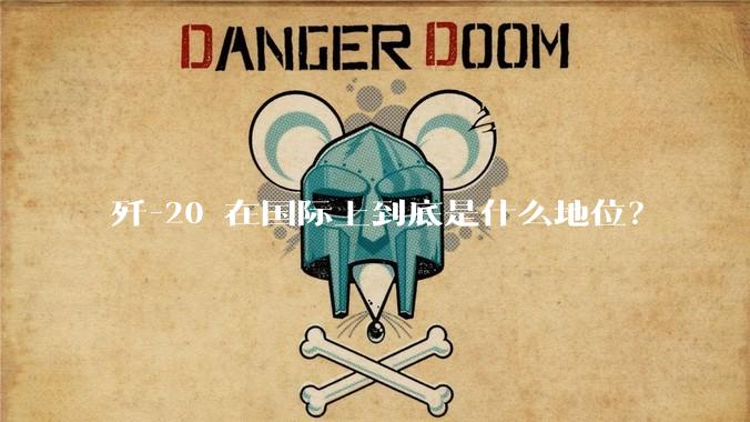 歼-20 在国际上到底是什么地位？